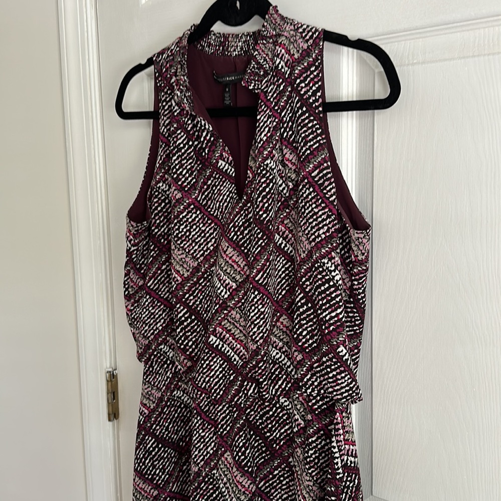 WHBM size M flowy sheer sleeveless dress